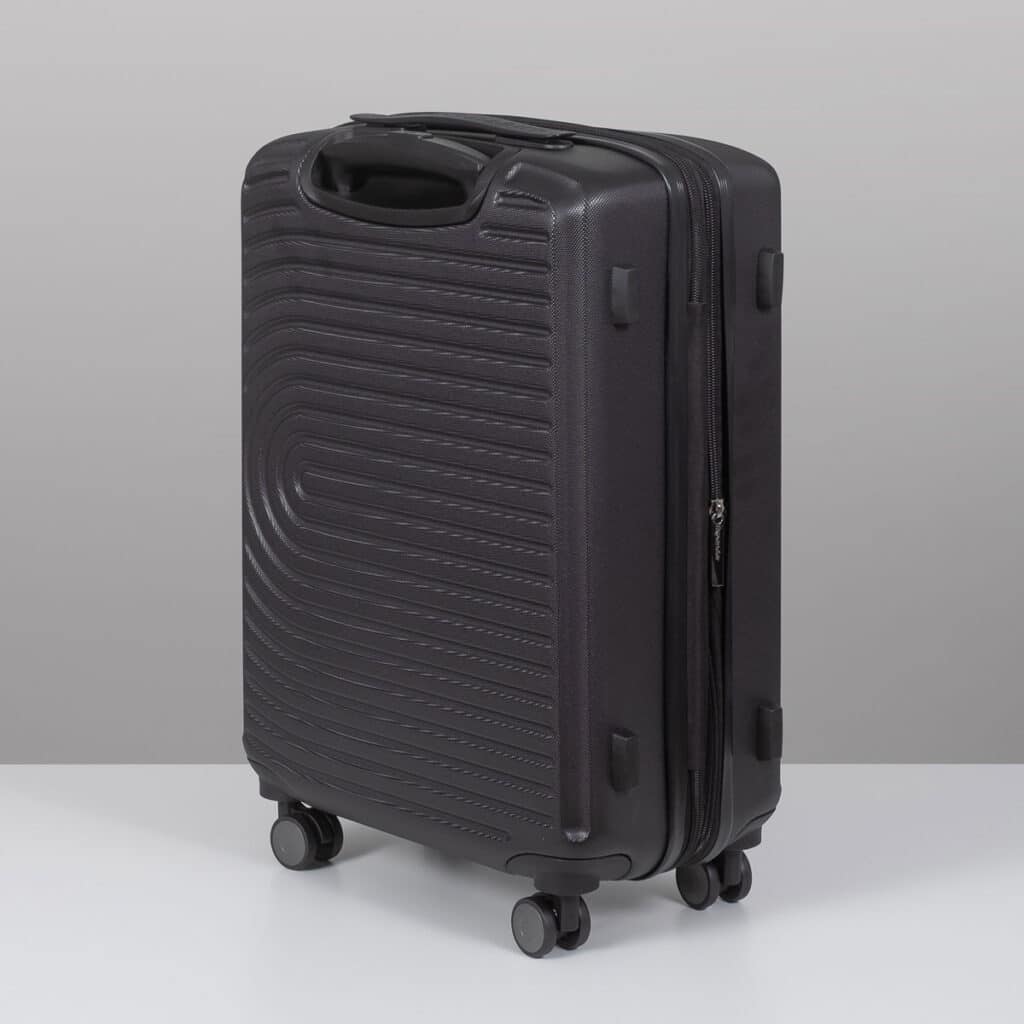 HAUPTSTADTKOFFER - Mitte - hard shell Koffer Trolley, Ingecheckte bagage uitbreidbaar, TSA, 68 cm, 88 L, Zwart