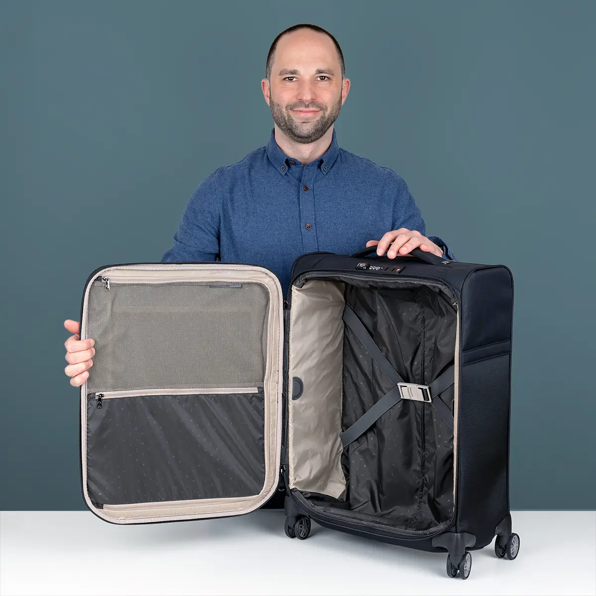 Samsonite Airea Koffer mit großem Stauraum und cleverer Innenaufteilung